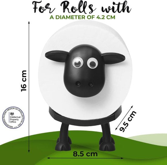 Sheep'n Roll | Niedlicher Schaf-Rollenhalter für Ihr Badezimmer oder Ihre Toilette!