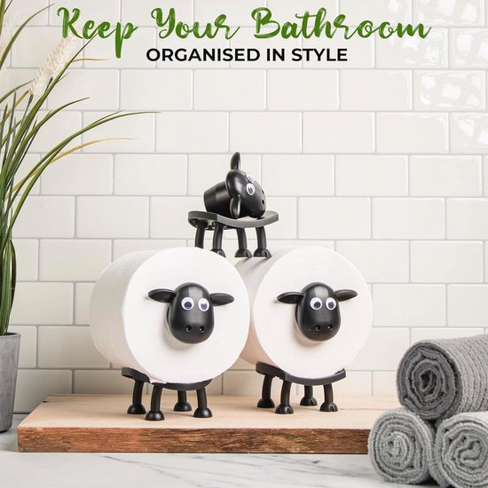 Sheep'n Roll | Niedlicher Schaf-Rollenhalter für Ihr Badezimmer oder Ihre Toilette!