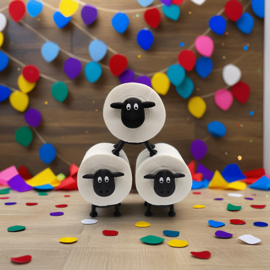 Sheep'n Roll | Niedlicher Schaf-Rollenhalter für Ihr Badezimmer oder Ihre Toilette!
