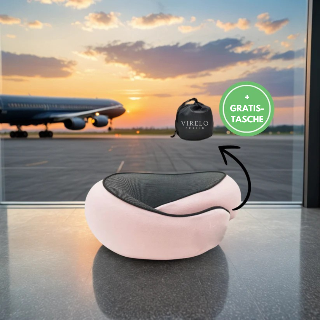 RelaxEase | Ergonomisches Nackenkissen für himmlische Entspannung ✈️