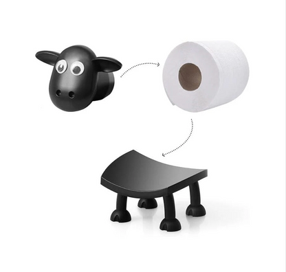 Sheep'n Roll | Niedlicher Schaf-Rollenhalter für Ihr Badezimmer oder Ihre Toilette!