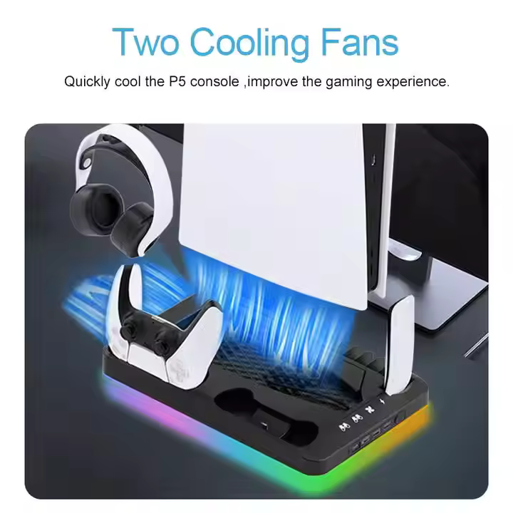 GameDock PS5 | Deine ultimative Lade- und Kühlstation für die PS5