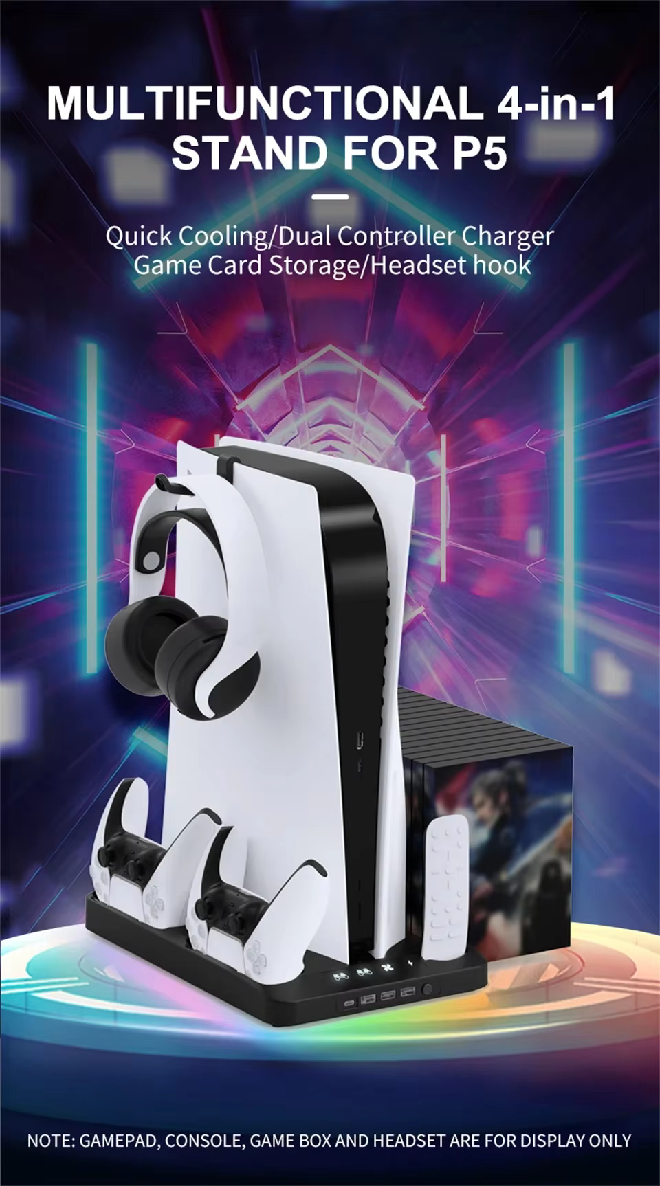 GameDock PS5 | Deine ultimative Lade- und Kühlstation für die PS5
